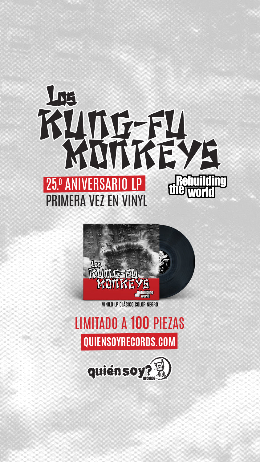 Los Kung Fu Monkeys Rebuilding The World Vinyl LP 12"