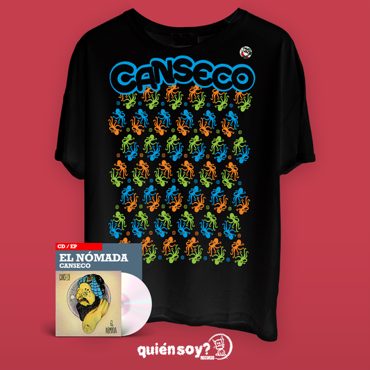 Canseco Combo: Camiseta "Pulpos" & CD "El Nómada"